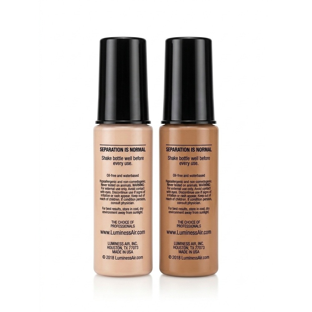Luminess Air Silk Airbrush Foundation Lot of 2 Shades 2 & 3 All-in-One Formula